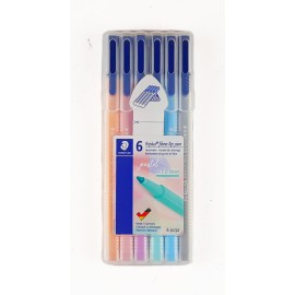 Estuche c/6 Rotuladores Triplus Fibre Tip Pen