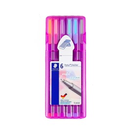 Estuche c/6 Rotuladores Triplus Fineliner Staedtler