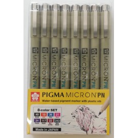 Estuche C/8 Marcadores Pigma Micron Pn  Sakura