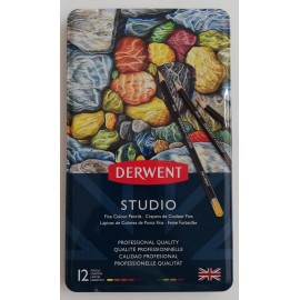 Estuche Con 12 Lápices De Colores Studio Derwent