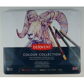 Estuche Con 20 Lápices De Colores Colour Collection Derwent.