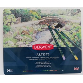 Estuche Con 24 Lápices De Colores Artists Derwent