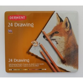 Estuche Con 24 Lápices De Colores Drawing Derwent