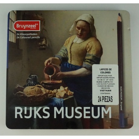Estuche Con 24 Lápices De Colores Ruks Museum Bruynzeel.