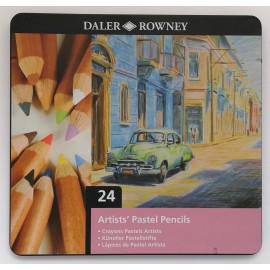 Estuche Con 24 Lápices De Pastel Daler Rowney