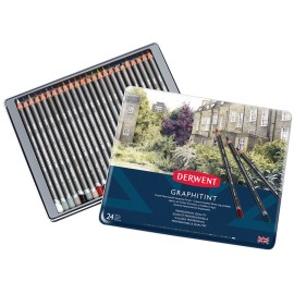 Estuche Con 24 Lápices Graphitint Derwent Nueva Edición
