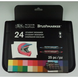 Estuche Con 24 Marcadores Brushmarker Winsor&newton.