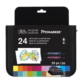 Estuche Con 24 Marcadores Promarker Winsor&Newton