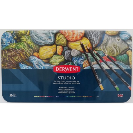 Estuche Con 36 Lápices De Colores Studio Derwent