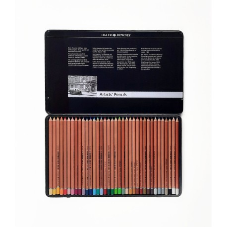 Estuche Con 36 Lápices De Pastel Daler Rowney