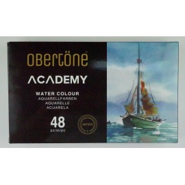 Estuche Con 48 Pastillas Acuarela Obertone Academy