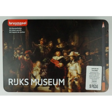 Estuche Con 50 Lápices De Colores Ruks Museum Bruynzeel.