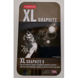 Estuche Con 6 Barras De Grafito Xl Graphite Derwent