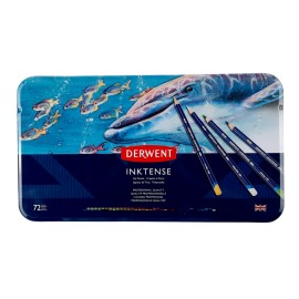 Estuche Con 72 Lápices De Colores Inktense Derwent