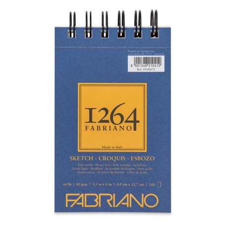 Fabriano 1264 Bloc Sketch 8.9x12.7cm 80gr  100 hojas