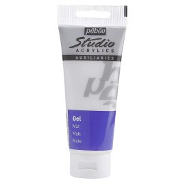 Gel Acrílico Pebeo Studio Medio Auxiliar Tubo 100ml