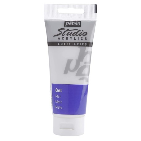 Gel Acrílico Pebeo Studio Medio Auxiliar Tubo 100ml