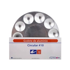Godete Circular De Aluminio 10 Cavidades