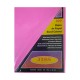 Hojas De Color Papel Bond Jiss Rosa Mexicano T/carta Paquete 100 Hojas