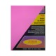 Hojas De Color Papel Bond Jiss Rosa Mexicano T/carta Paquete 100 Hojas
