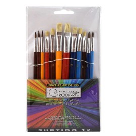 JUEGO CON 12 PINCELES RODART 135999