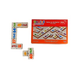 Juego De Domino Didactico Tablas De Multiplicar Diako 28 Piezas