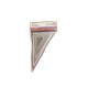 JUEGO DE ESCUADRAS 12CM PROFESIONAL CON BISEL DEVAL