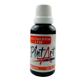 Laca Tipo Vitral Liso Negro 30ml PintArt