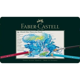 Lápices De color Acuarelables Albrecht Dürer 117536 Faber Castell Estuche Con 36 Piezas