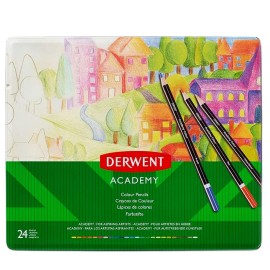 Lápices De Colores 2301938 Derwent Academy Estuche Con 24 Piezas