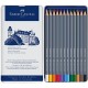 Lápices De Colores Acuarelables Goldfaber Aqua 114612 Faber Castell Estuche Con 12 Piezas