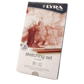 Lápices De Colores Artísticos Para Bocetar 2041110 Sketching Lyra Set Con 11 Piezas