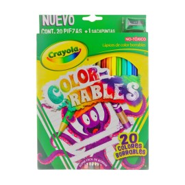 Lápices De Colores Borrables Crayola Caja Con 20 Piezas