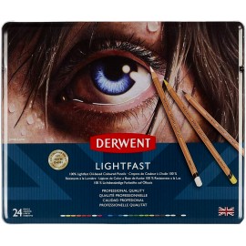 Lápices De Colores Lightfast 2302720 Derwent Estuche Con 24 Piezas