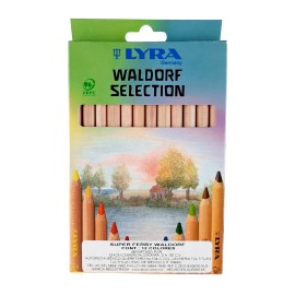Lápices De Colores Lyra Super Ferby Waldorf Caja Con 12 Piezas