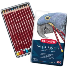 Lápices De Colores Pastel Pencils 32991 Derwent Estuche Con 12 Piezas