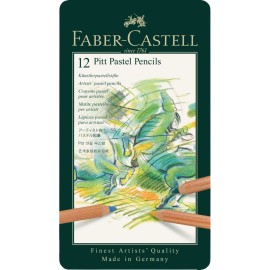 Lápices De Colores Pastel Pitt Artist 112112 Faber Castell Set 12 Piezas