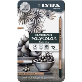 Lápices De Colores Rembrandt Polycolor Profi Plus Lyra Set Con 12 Piezas