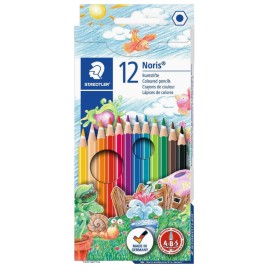 Lápices De Colores Staedtler 144NC12 Noris Hexagonal Hecho En Alemania Set 12 Piezas