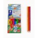 Lápices De Colores Staedtler 144NC12 Noris Hexagonal Hecho En Alemania Set 12 Piezas