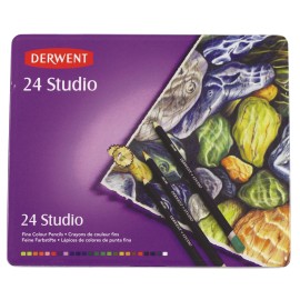 Lápices De Colores Studio 32197 Derwent Estuche Con 24 Piezas