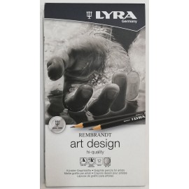 Lápices De Grafito Art Design Lyra Set Con 12 Piezas