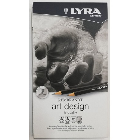 Lápices De Grafito Art Design Lyra Set Con 12 Piezas