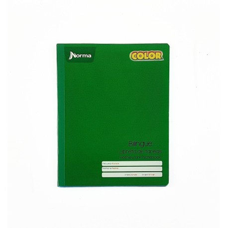 Libreta De Tareas Norma Color Bilingue