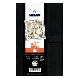Libro De Dibujo Art Book 180° Canson Sketch 96g 80 Hojas