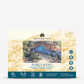 MAGNANI 1404 PORTOFINO BLOQUE DE ACUARELA 18 X 26 CM 300GR 20 HOJAS