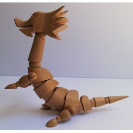 Maniqui Modelo Dragón De Madera