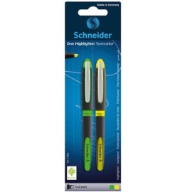 Marcador De Texto Schneider One Highlighter Set Con 2 Piezas