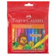 Marcadores Base Agua Punta Gruesa Winner 654710 Faber Castell Set 10 Piezas