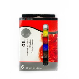 Óleo Simply Daler Rowney Caja Con 6 Tubos De 12ml